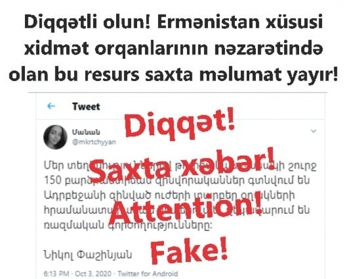   Armenia sigue difundiendo noticias falsas contra Azerbaiyán-   FOTOS    