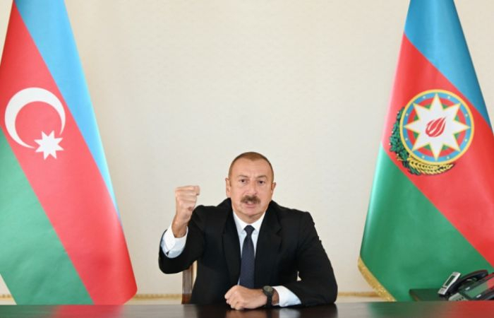     Ilham Aliyev:   Continuaremos hasta el final si Armenia no presenta un calendario de la retirada de sus tropas  