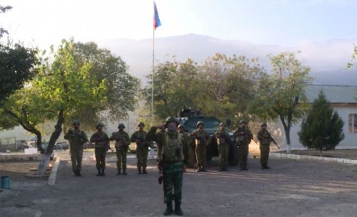  Azerbaijani flag hoisted in Agbend -  VIDEO  