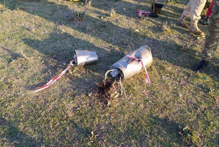   Fragments a ballistic missile released from the territory of Armenia in the direction of Mingachevir -   PHOTO    