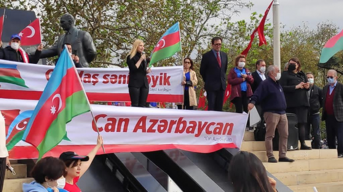 İstanbulda “Qarabağ Azərbaycandır” adlı aksiya keçirildi