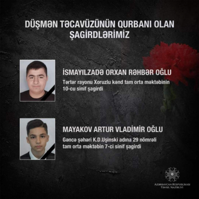   Deux autres élèves azerbaïdjanais ont été victimes de l