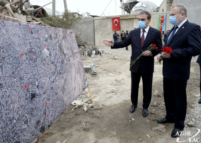 Belarus ambassador to Azerbaijan visits Ganja to see Armenian atrocities