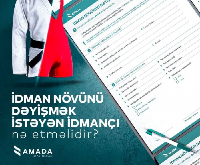 AMADA idmançılara dəstək məqsədilə nümunələr hazırladı