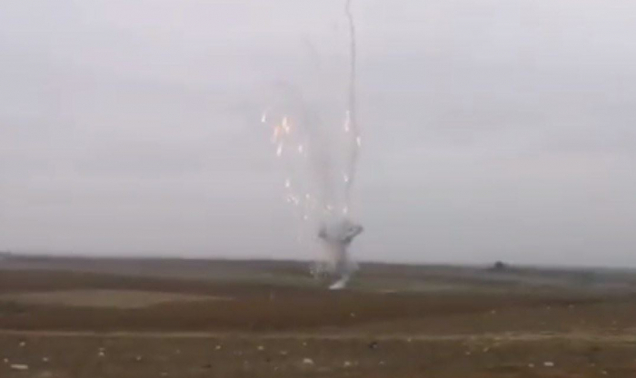  White phosphorus projectiles fired by Armenia disposed in Füzuli region -  VIDEO  