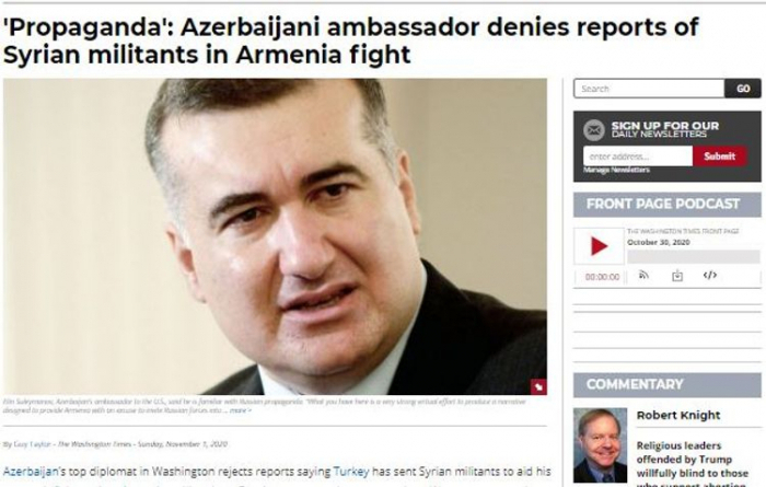 Elin Suleymanov comments on biased anti-Azerbaijani reports