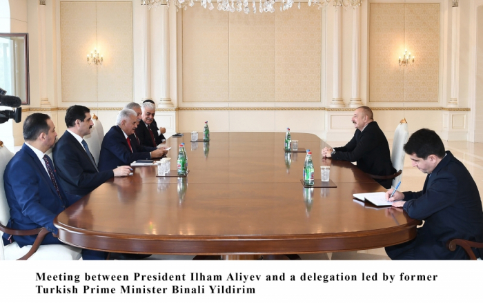  President Aliyev received delegation led by former Turkish PM - UPDATED 