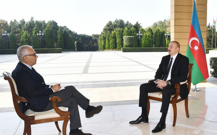 Ilham Aliyev gab der italienischen Zeitung  "La Republica"  ein Interview 