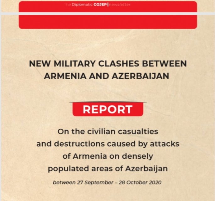  COJEP publica informe sobre la masacre de civiles azerbaiyanos por las fuerzas armenias 