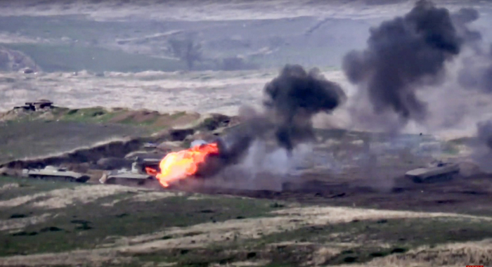    Munitionsdepot der armenischen Armee explodierte  