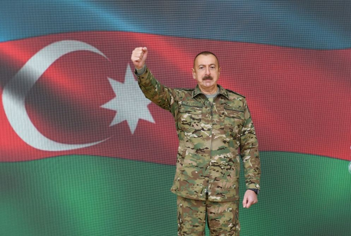  President Ilham Aliyev addresses Azerbaijani nation at the Alley of Martyrs - VIDEO