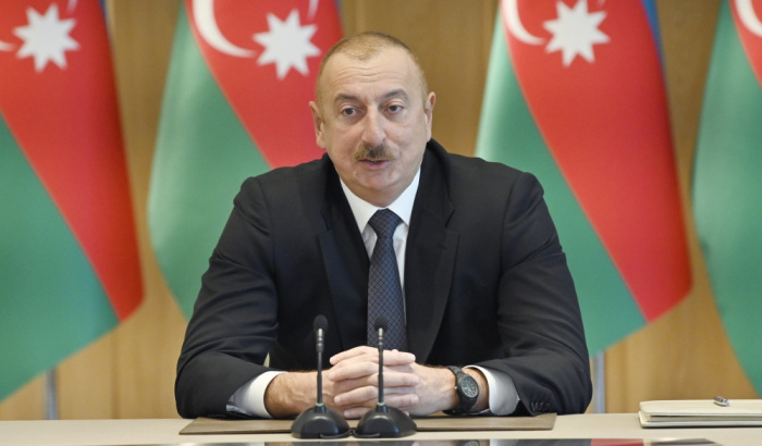   "Unsere transnationalen Projekte haben eine völlig neue Landschaft in der Region geschaffen"   - Ilham Aliyev    