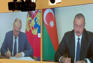  بيان مشترك للرئيس الاذربيجاني ورئيس الوزراء الأرميني والرئيس الروسي  