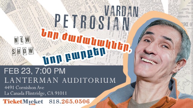   Petrosyan, quien "fue" a las batallas en Karabaj, apareció en el teatro  