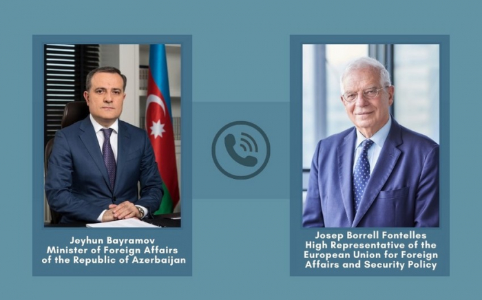 Azerbaijani FM holds phone talk with EU’s Borrell
