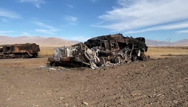   Das von der aserbaidschanischen Armee zerstörte   VIDEO   des armenischen "Scud" wird viral  