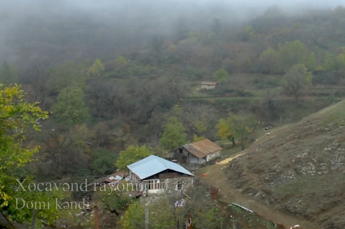   Aserbaidschanisches Verteidigungsministerium teilt Video aus dem Domi-Dorf in der Region Chodschavend  