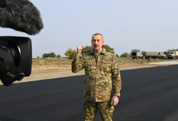   In Karabach sollen neue Straßen gebaut werden  