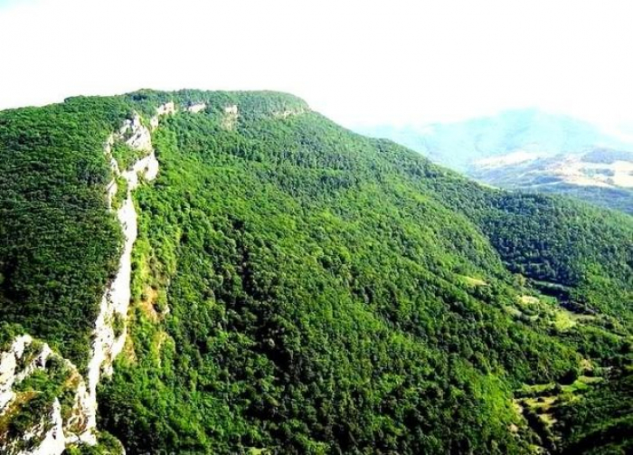   Atemberaubende Aussicht von der Dschidir-Ebene auf den Tophana-Wald -   VIDEO    