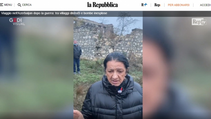   Italienische Zeitung erstellt Videobericht über Füzuli   (FOTO / VIDEO)    