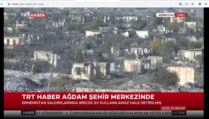    “TRT Haber” Ağdamdan reportaj yayımlayıb   