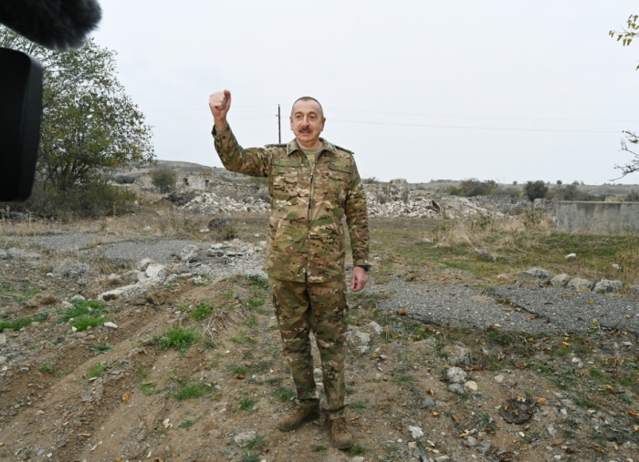     Präsident Aliyev:   Armenien wird für alle Kriegsverbrechen in Aserbaidschan zur Rechenschaft gezogen  