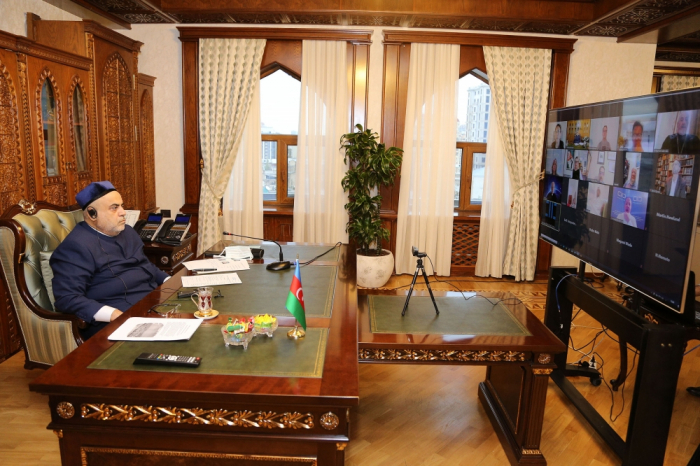 Allahshukur Pashazadeh asiste a la videoconferencia de la Junta Directiva de KAICIID