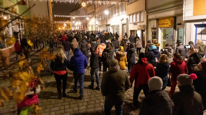 Proteste in Corona-Hotspot Hildburghausen