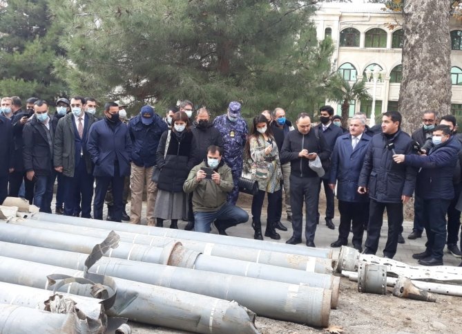 Foreign diplomats witness Armenian war crimes in Tartar -  PHOTO  