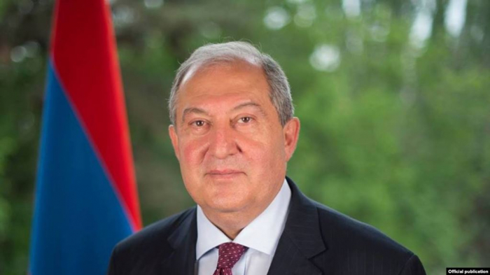 Armenian president visits Russia