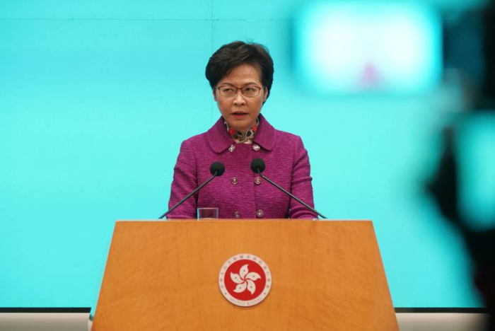 Hong Kong leader Carrie Lam piles up cash at home after U.S. sanctions