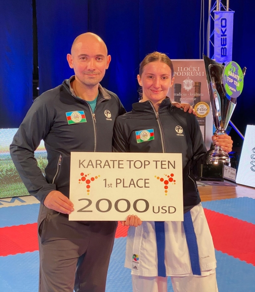 Azərbaycan karateçisi beynəlxalq turnirin qalibi oldu