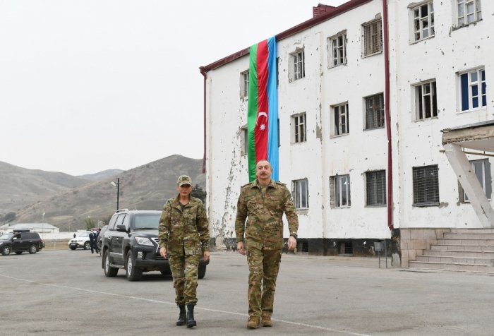  President Ilham Aliyev and first lady Mehriban Aliyeva visit Fuzuli and Jabrayil cities - UPDATED