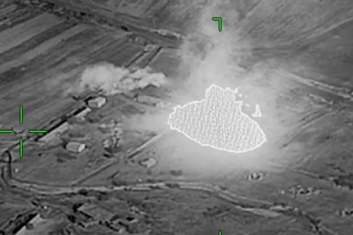   تدمير مستودعات ذخيرة الارمن بالقرب من خانكندي -   فيديو    