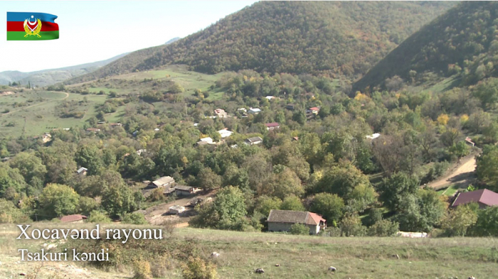  Xocavəndin işğaldan azad olunan Tsakuri kəndi -  VİDEO   
 