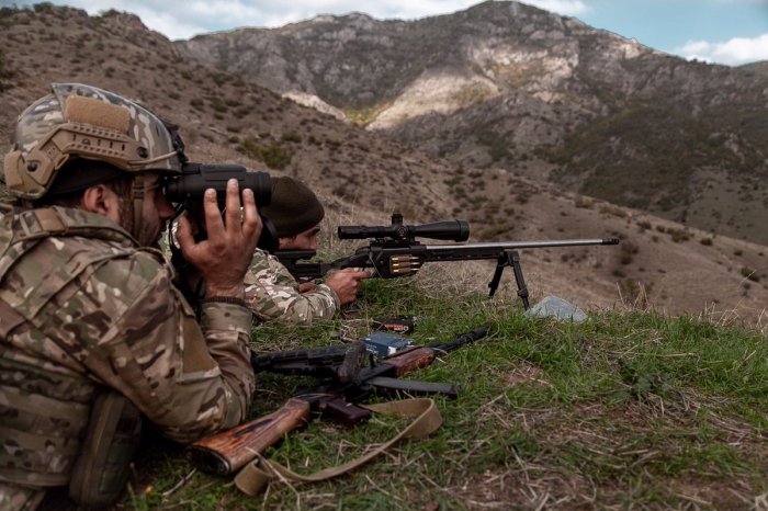  Azerbaijan Army destroys Armenian sniper group - MOD 