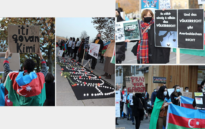  حملة لدعم أذربيجان في شتوتغارت 