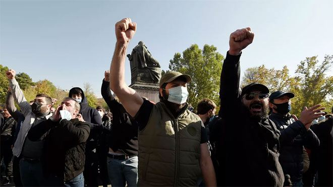   Protest actions continue in Yerevan   