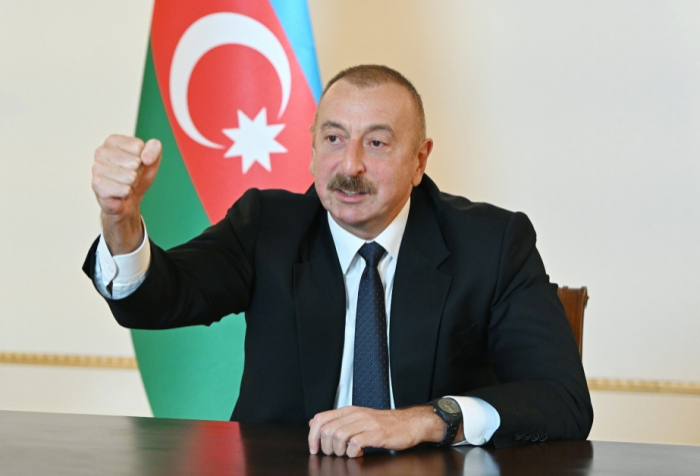     Präsident Aliyev:   "Von nun an werden wir nur noch vorwärts gehen"  