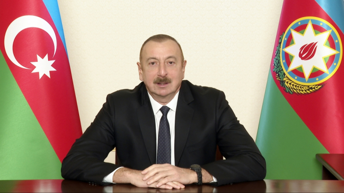  Ilham Aliyev a félicité le peuple azerbaïdjanais pour la libération de Latchine 