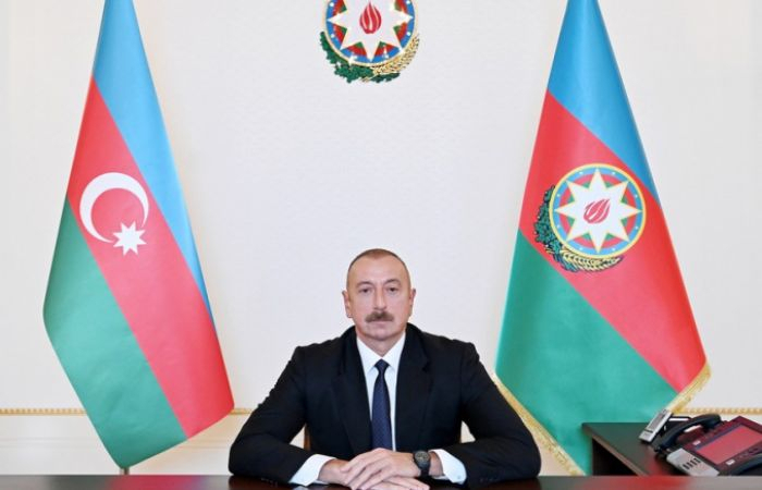   Präsident Ilham Aliyev appelliert an Volk  