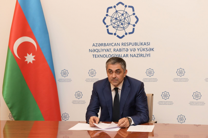Azerbaijani minister of transport meets UK envoy