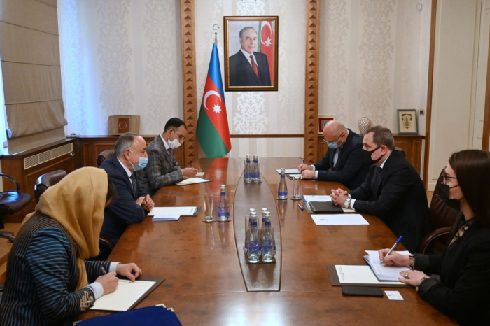Azerbaijani FM receives newly appointed Afghan ambassador