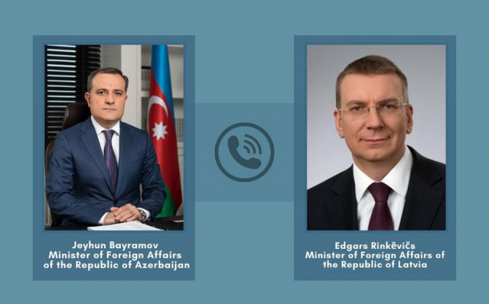 Azerbaijani, Latvian FMs hold phone conversation