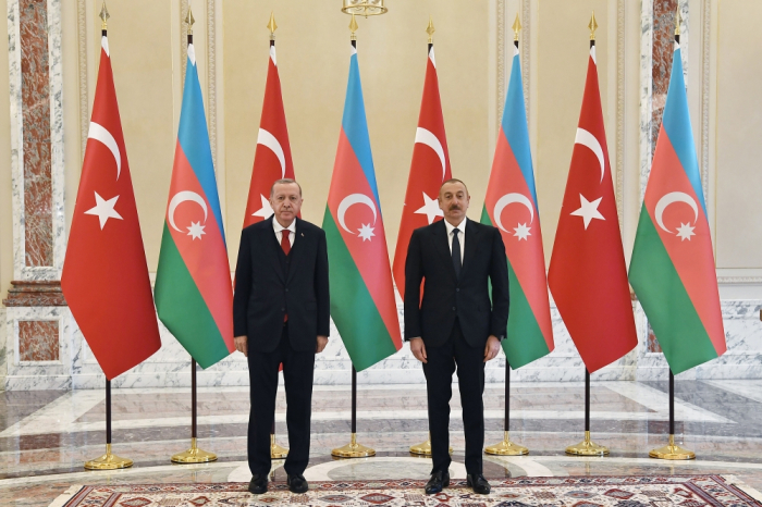   Bakou:  Ilham Aliyev et Erdogan font des déclarations à la presse 