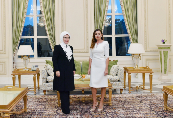 Mehriban Aliyeva rencontre Emine Erdogan 