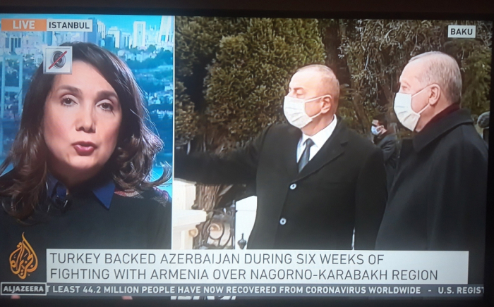   Arabische Fernsehsender heben Aserbaidschans Siegesparade hervor  