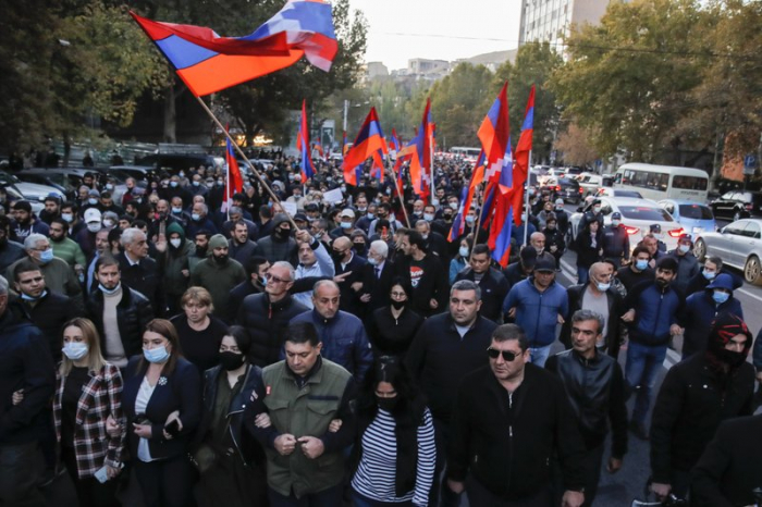   Des Arméniens continuent de manifester pour exiger la démission de Nikol Pashinyan -   VIDEO    