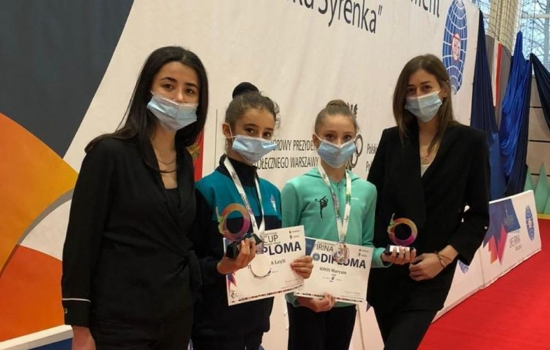 Azərbaycan gimnastları Polşada gümüş və bürünc medal qazanıb