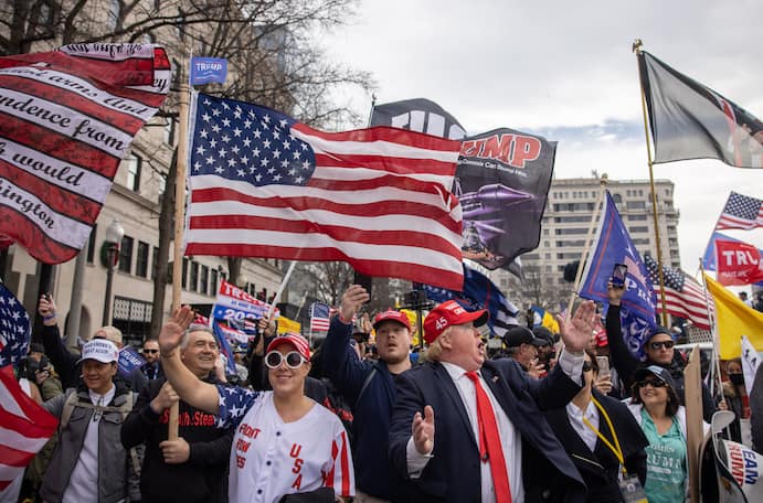 Multiple protesters stabbed after pro-Trump demonstrations in Washington